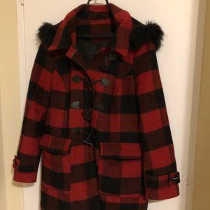 Women's XL wool blend peacoat